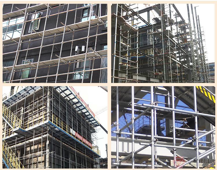 高品質(zhì)腳手架扣件，沖壓腳手架扣件，固定扣件 施工現(xiàn)場(chǎng)圖