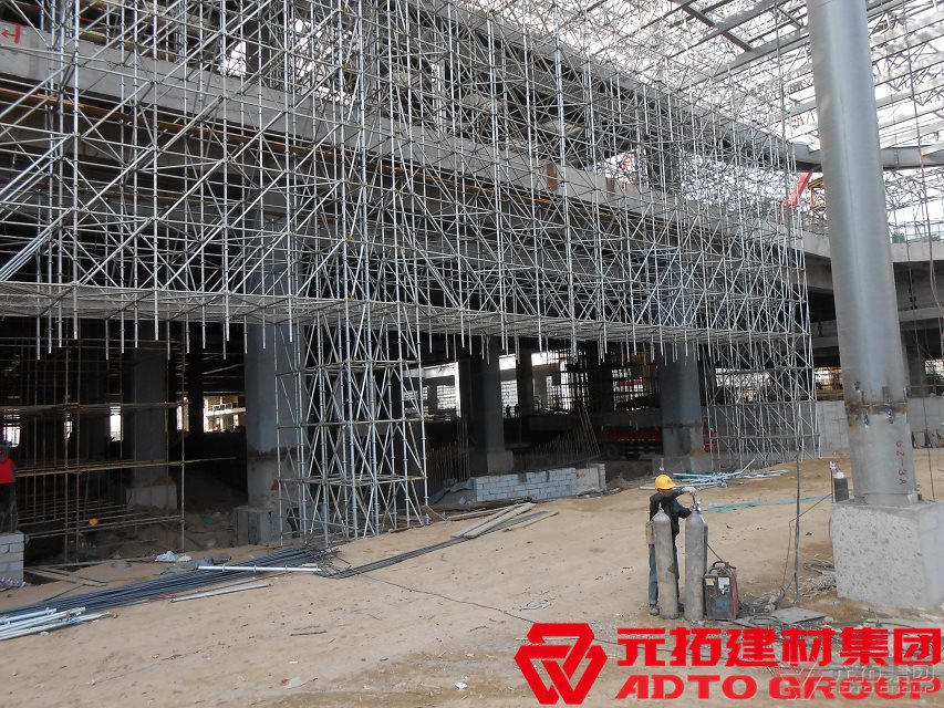 租賃的盤扣式腳手架搭建效率怎么樣？