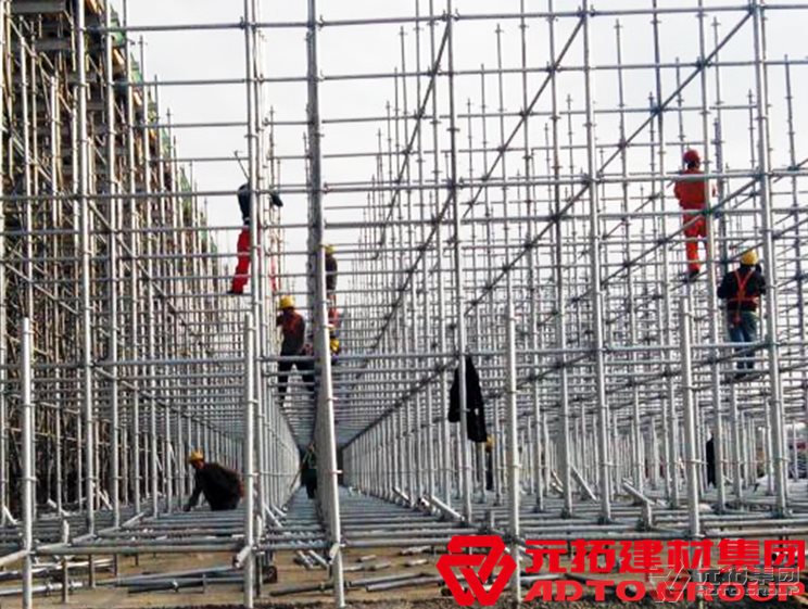 為什么盤扣式腳手架立桿、橫桿、斜桿的材質不同？